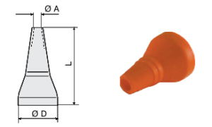 Sistem de tuburi articulate FP30 1/4”: Duza rotunda