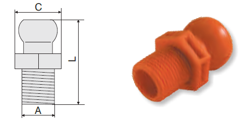 Sistem de tuburi articulate FP50 3/4”: Fiting