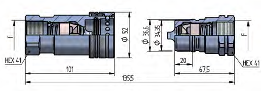 PAV1 DN25 – BG 5 – ISO 25