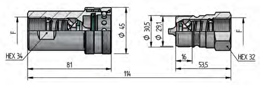 PAVX DN20 – BG 4 – ISO 19