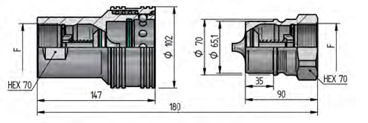 PAVX DN50 – BG 8 – ISO 50