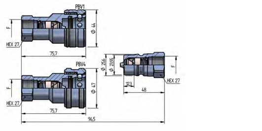 PBV1 DN13 – BG 3 – ISO 12.5