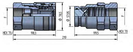 PLT1 DN39 – BG 7 – ISO 40