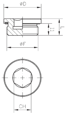 Dop filet exterior TN185