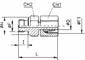 Adaptor drept TN126 LM