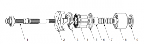 Kit de reparație KAWASAKI NV,UH055-7, NX15, NVK45