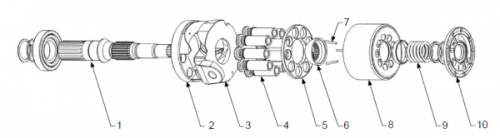 Kit de reparație KOMATSU HPV95, HPV132 SERIES