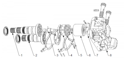 Kit de reparație HITACHI HPV102, HPV118