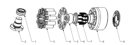 Kit de reparație CATERPILLAR NEW E200B SERIES